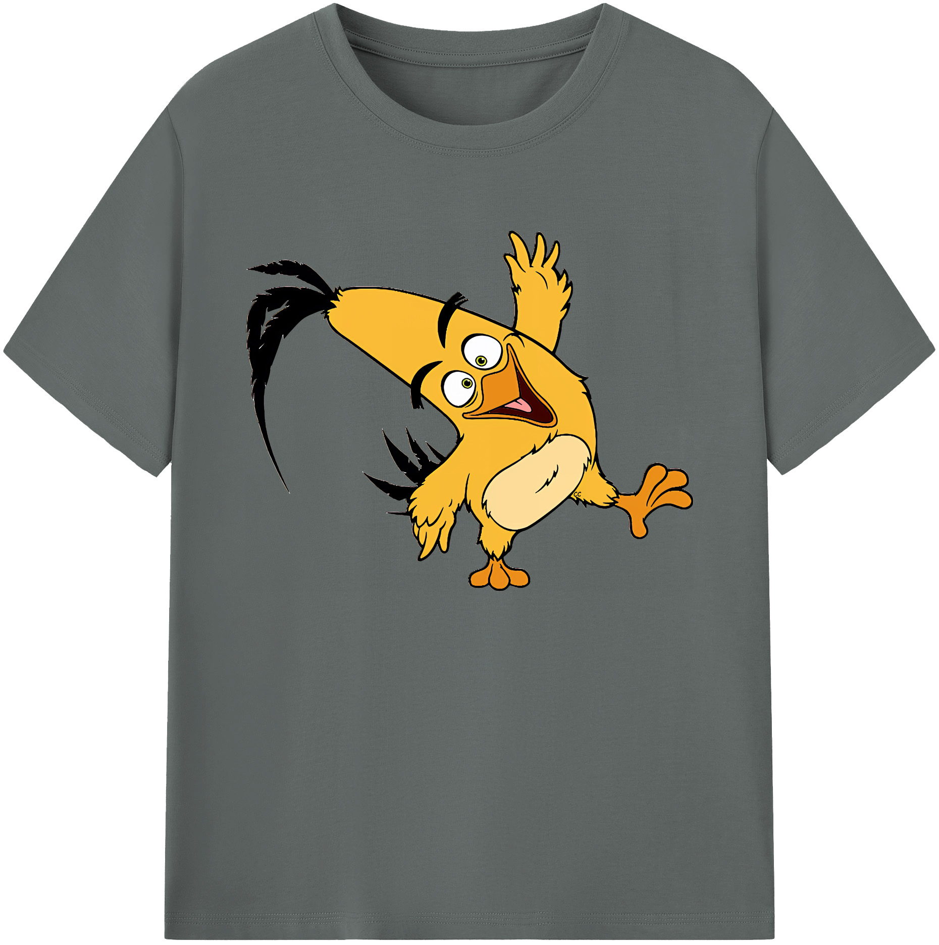 （画像用） Angry Birds アングリーバード 綿100％ メンズ半袖Tシャツ｜肌触りやわらか＆通気性